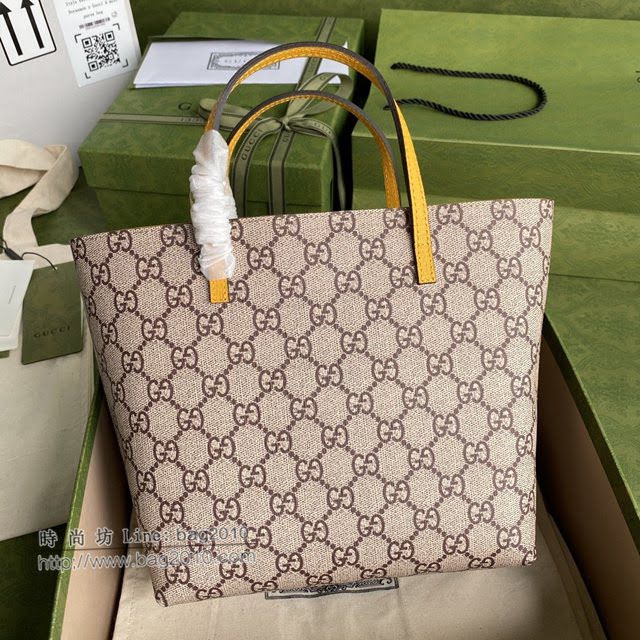 Gucci童包 古驰Ophidia Web泰迪熊tote托特包购物袋 410812  gdj1642